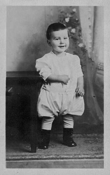 Robert W. Adams as a baby